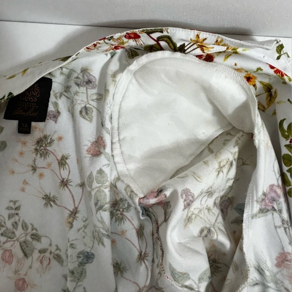 Disney Alice Through the Looking Glass Floral Pattern Button Jacket Size XL - Picture 12 of 15